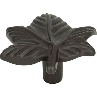 Atlas Vineyard Leaf 2 Inch Length Novelty Knob - Aged Bronze by Atlas