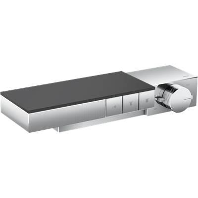 AXOR Edge Thermostatic Trim for Exposed Installation for 3 Functions - Diamond Cut in Chrome by Axor