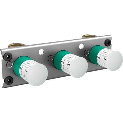 Axor Rough, Thermostatic Trim Exposed/concealed Installation for 2 Functions