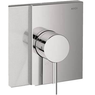 Axor Edge Pressure Balance Trim - Diamond Cut - Chrome