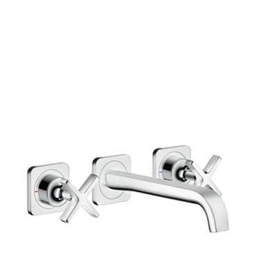 Axor Citterio E Wall-mounted Widespread Faucet Trim, 1.2 GPM - Chrome by Axor
