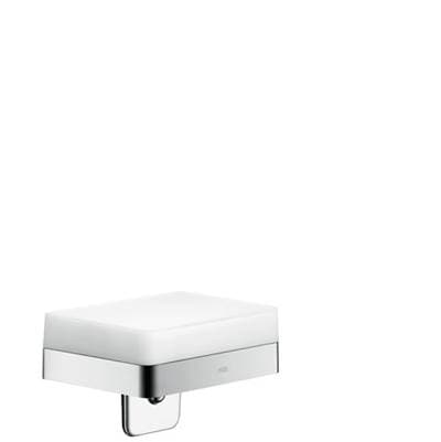 Axor Universal Softsquare Soap Dispenser with Shelf - Chrome by Axor