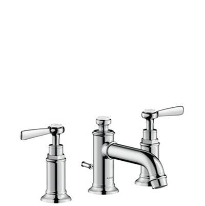 Axor Montreux Widespread Faucet 30 with Lever Handles and Pop-up Drain, 1.2 GPM in - Chrome by Axor