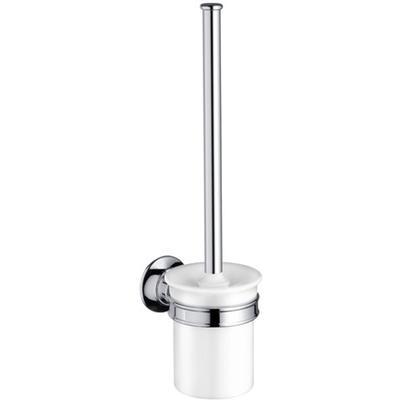 AXOR Montreux Toilet Brush with Holder, Wall-Mounted in Polished Nickel by Axor