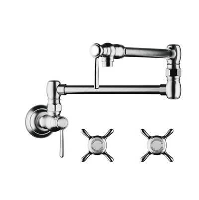AXOR Montreux Pot Filler, Wall-Mounted in Chrome