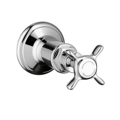 AXOR Montreux Volume Control Trim with Cross Handle in Chrome by Axor