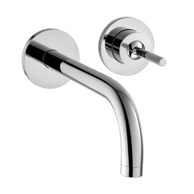 Axor Uno Wall-mounted Single-handle Faucet Trim, 1.2 GPM in - Chrome