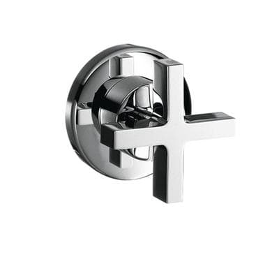 Axor Citterio Volume Control Trim with Cross Handle - Chrome by Axor