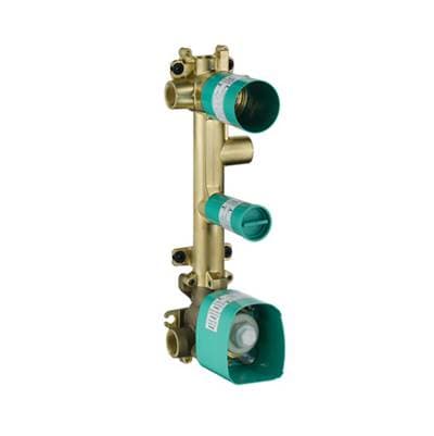 Axor Rough, Thermostatic Module 15'' x 5'' for 3 Functions
