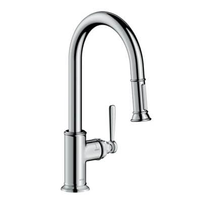 Axor Montreux Higharc Kitchen Faucet 2-Spray Pull-down, 1.75 GPM - Chrome by Axor