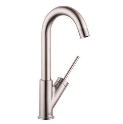 AXOR Starck Bar Faucet, 1.5 GPM in Steel Optic by Axor