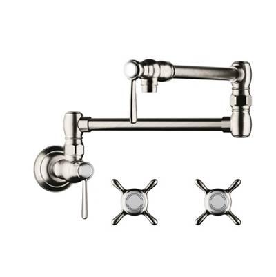 AXOR Montreux Pot Filler, Wall-Mounted in Polished Nickel by Axor
