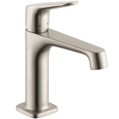 AXOR Citterio M Single-Hole Faucet 100 with Pop-Up Drain, 1.2 GPM in Brushed Nickel by Axor