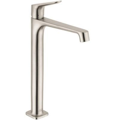 AXOR Citterio M Single-Hole Faucet 250 with Pop-Up Drain, 1.2 GPM in Brushed Nickel by Axor