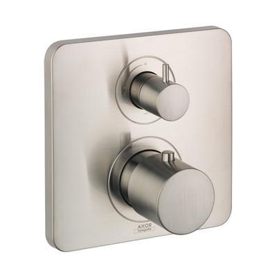 AXOR Citterio M Thermostatic Trim with Volume Control in Brushed Nickel by Axor