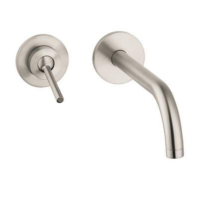 AXOR Uno Wall-Mounted Single-Handle Faucet Trim, 1.2 GPM in Brushed Nickel