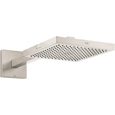Axor Showersolutions Showerhead 240 1-Jet with Showerarm Trim, 2.5 GPM - Brushed Nickel by Axor