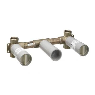 Axor Rough, Wall-mounted Widespread Faucet by Axor
