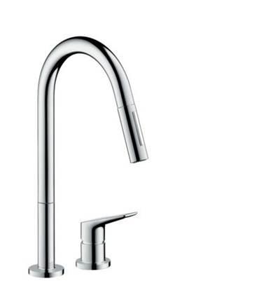 AXOR Citterio M 2-Hole Single-Handle Kitchen Faucet 2-Spray Pull-Down, 1.75 GPM in Chrome by Axor