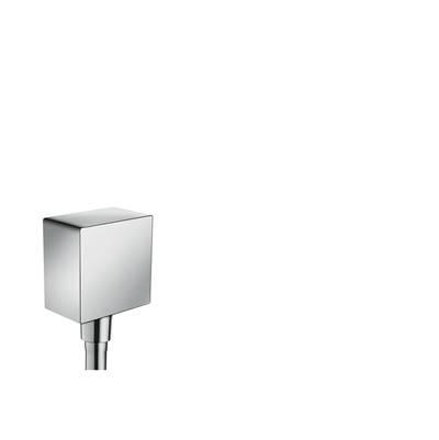 AXOR ShowerSolutions Wall Outlet Square with Check Valves in Chrome by Axor