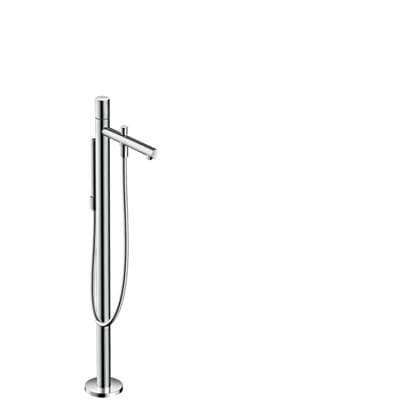 Axor Uno Freestanding Tub Filler Trim with Zero Handle and 1.75 GPM Handshower - Chrome by Axor