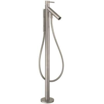 AXOR Starck Freestanding Tub Filler Trim with 1.75 GPM Handshower in Brushed Nickel by Axor