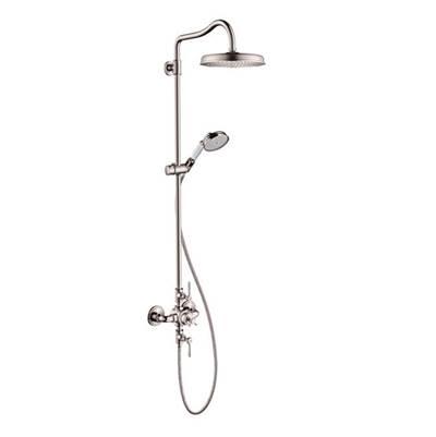 AXOR Montreux Showerpipe 240 1-Jet, 1.8 GPM in Polished Nickel