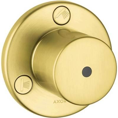 AXOR Uno Diverter Trim Trio/Quattro in Brushed Gold Optic