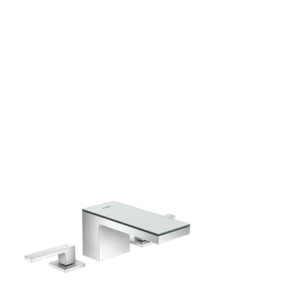 Axor Myedition Widespread Faucet 70, 1.2 GPM in Chrome / Mirror Glass - Chrome Mirror Glass by Axor