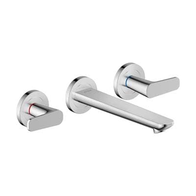 Axor Citterio C Wall-mounted Widespread Faucet, 1.2 GPM in - Chrome by Axor