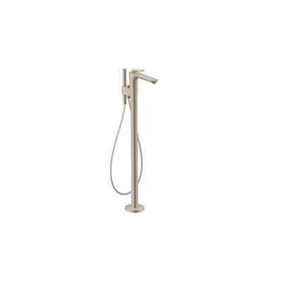 AXOR Citterio C Freestanding Tub Filler Trim with 1.75gpm Handshower in Brushed Nickel by Axor