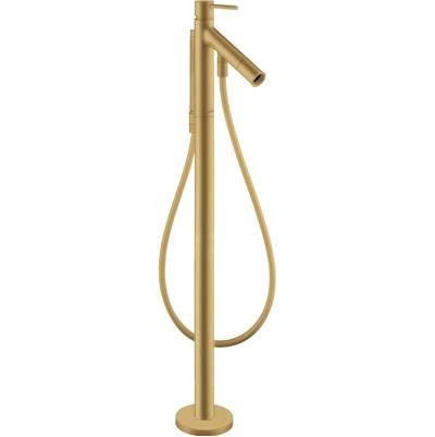 AXOR Starck Freestanding Tub Filler Trim with 1.75 GPM Handshower in Brushed Gold Optic by Axor