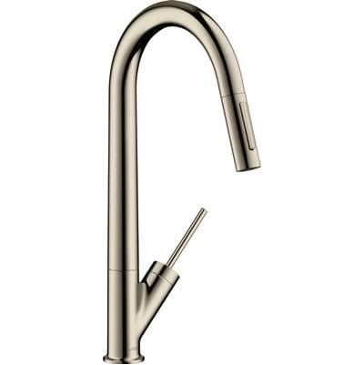 Axor Starck Higharc Kitchen Faucet 2-Spray Pull-down, 1.75 GPM - Polished Nickel by Axor
