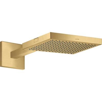 Axor Showersolutions Showerhead 240 1-Jet with Showerarm Trim, 2.5 GPM - Brushed Gold Optic by Axor