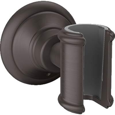 AXOR Montreux Handshower Holder in Brushed Black Chrome