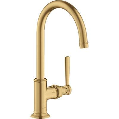 Axor Montreux Single-hole Faucet 210, 1.2 GPM - Brushed Gold Optic