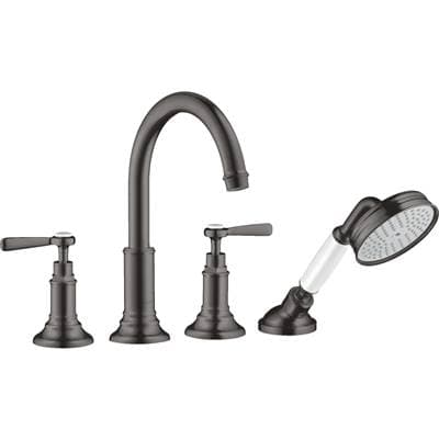 Axor Montreux 4-Hole Roman Tub Set Trim with Lever Handles and 1.8 GPM Handshower - Brushed... by Axor