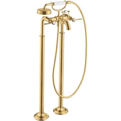 Axor Montreux 2-Handle Freestanding Tub Filler Trim with Lever Handles and 1.8 GPM Handshower in... by Axor