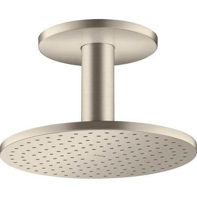 Axor Showersolutions Showerhead 250 2-Jet Ceiling Connection, 2.5 GPM - Brushed Nickel