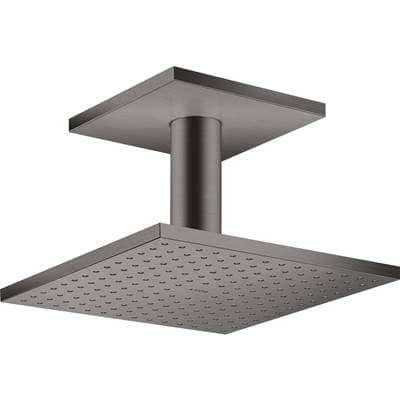 Axor Showersolutions Showerhead 250 Square 2-Jet Ceiling Connection, 1.75 GPM - Brushed Black...