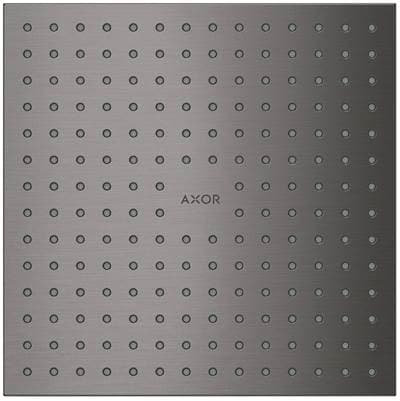 Axor Showersolutions Showerhead 250 Square 2-Jet, 1.75 GPM - Brushed Black Chrome