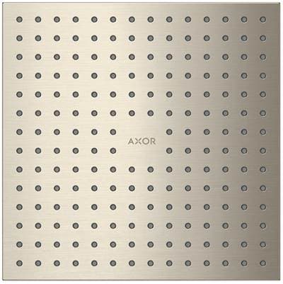 Axor Showersolutions Showerhead 250 Square 2-Jet, 1.75 GPM - Brushed Nickel by Axor