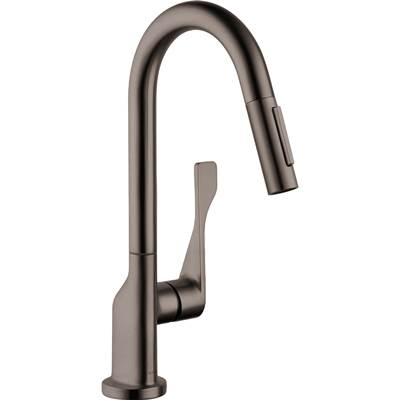 AXOR Citterio  Prep Kitchen Faucet 2-Spray Pull-Down, 1.75 GPM in Brushed Black Chrome
