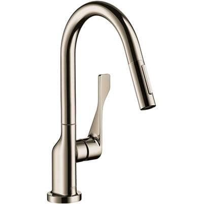 Axor Citterio Prep Kitchen Faucet 2-Spray Pull-down, 1.75 GPM - Polished Nickel by Axor