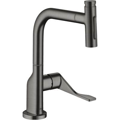 Axor Citterio Kitchen Faucet Select 2-Spray Pull-out, 1.75 GPM - Brushed Black Chrome by Axor