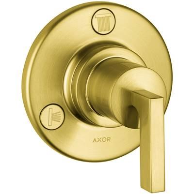 AXOR Citterio Diverter Trim Trio/Quattro in Brushed Gold Optic by Axor