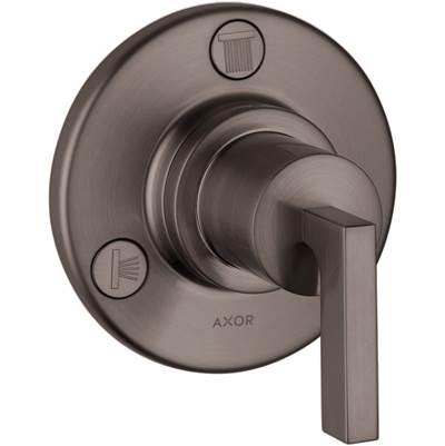 AXOR Citterio Diverter Trim Trio/Quattro in Brushed Black Chrome