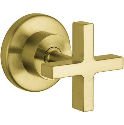 Axor Citterio Volume Control Trim with Cross Handle - Brushed Gold Optic by Axor