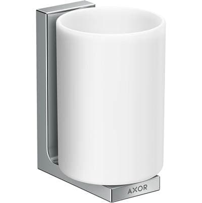 Axor Universal Rectangular Toothbrush Tumbler - Chrome by Axor