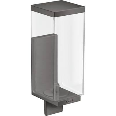 AXOR Universal Rectangular  Soap Dispenser in Brushed Black Chrome by Axor